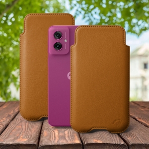 Футляр Stenk Sportage для Motorola Moto G55 Camel