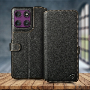 Чохол-портмоне Stenk Premium Wallet для Motorola Edge 60 Pro Чорний