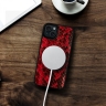 Накладка SkinBacker Mini Python Scales для Apple iPhone 15 Plus Красный