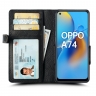 Чехол книжка Stenk Wallet для OPPO A74 Черный