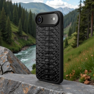 Накладка SkinBacker Python Scales для Apple iPhone 17 Air Чёрный