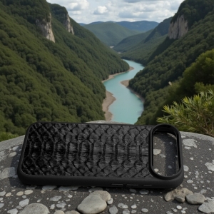 Накладка SkinBacker Python Scales для Apple iPhone 17 Air Чёрный