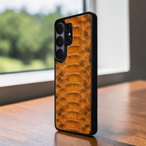 Накладка SkinBacker Python Scales для Samsung Galaxy S26 Ultra Коричневый