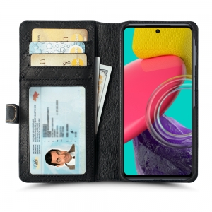 Чохол книжка Stenk Premium Wallet Samsung Galaxy M53 5G Чорний
