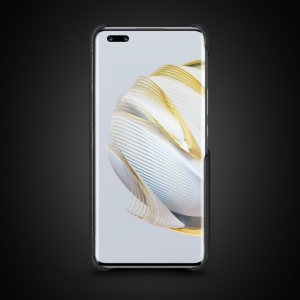 Шкіряна накладка Stenk WoodBacker для HuaWei Nova 10 Pro Чорна