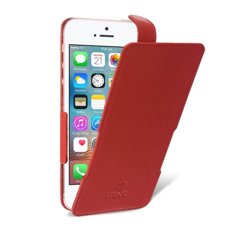 чохол-фліп на Apple iPhone 5 /5S Червоний Stenk Сняты с производства фото 2