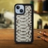 Кожаная накладка Stenk ExBacker Python Scales для Apple iPhone 14 Натуральный