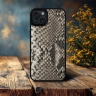 Накладка SkinBacker Mini Python Scales для Apple iPhone 15 Plus Натуральный