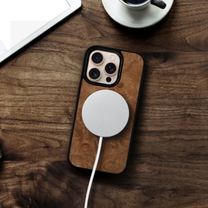 Накладка SkinBacker Wood для Apple iPhone 16 Pro Max Мирт (Корень)