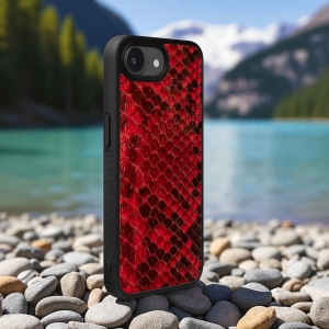 Накладка SkinBacker Mini Python Scales для Apple iPhone 16 Червоний