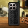 Шкіряна накладка Stenk ExBacker Python Scales для Xiaomi 15T Pro Чорний