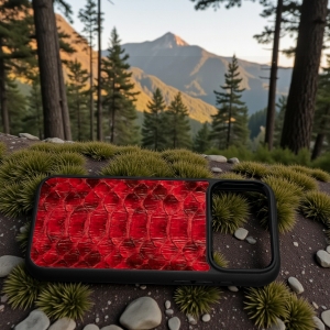 Накладка SkinBacker Python Scales для Apple iPhone 17 Pro Max Красный