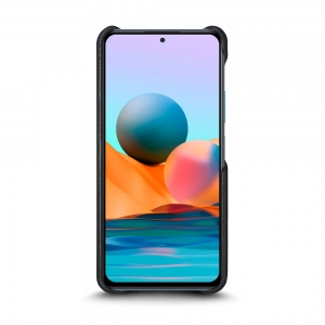 Шкіряна накладка Stenk Reptile Cover для Xiaomi Redmi Note 10 Pro Чорна