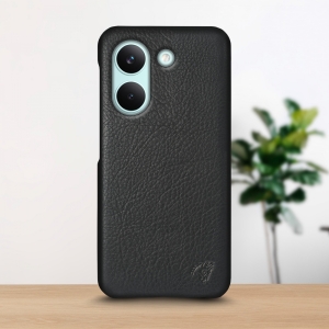 Шкіряна накладка Stenk Cover для Xiaomi Poco X8 Pro Чорний