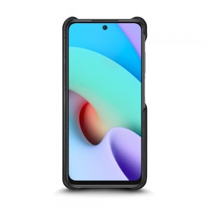 Шкіряна накладка Stenk Reptile Cover для Xiaomi Redmi 10 Чорна