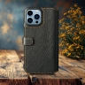 Чохол книжка Stenk Premium Wallet для Apple iPhone 13 Pro Чорний 