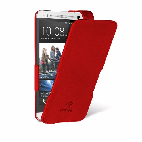 чохол-фліп на HTC One 802w Червоний Stenk Сняты с производства фото 2