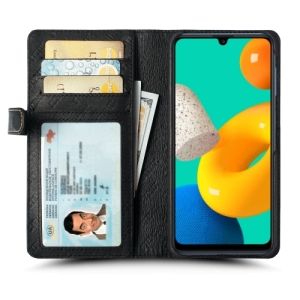 Чехол-портмоне Stenk Premium Wallet для Samsung Galaxy M32 Чёрный