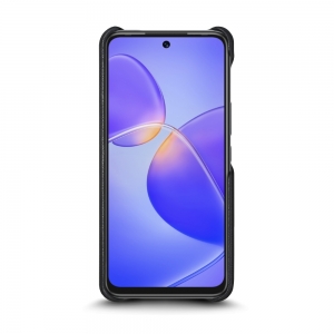 Шкіряна накладка Stenk Reptile Cover для Infinix HOT 12 Play Чорна