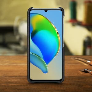 Шкіряна накладка Stenk Cover для ZTE Blade A72s Чорна