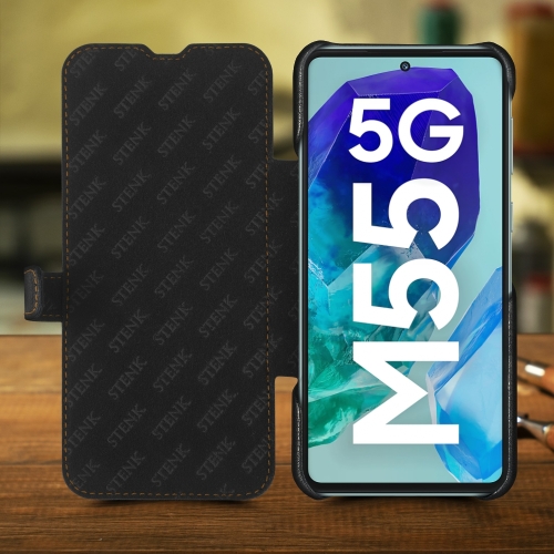 чехол-книжка на Samsung Galaxy M55 Черный Stenk Premium фото 2