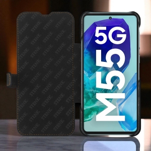 Чохол книжка Stenk Premium для Samsung Galaxy M55 Чорний