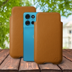 Футляр Stenk Sportage для Motorola Moto G75 Camel