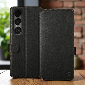 Чехол-портмоне Stenk Premium Wallet для Sony Xperia 1 VII Чёрный