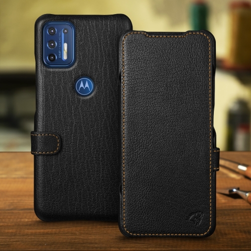 чохол-книжка на Motorola Moto G9 Plus Чорний Stenk Premium фото 1