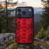 Накладка SkinBacker Python Scales для Apple iPhone 17 Pro Красный