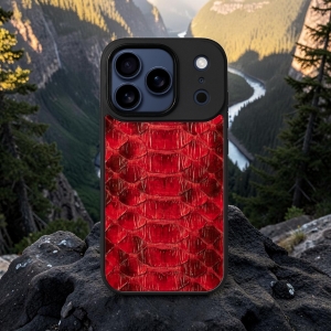 Накладка SkinBacker Python Scales для Apple iPhone 17 Pro Червоний