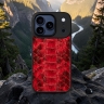 Накладка SkinBacker Python Scales для Apple iPhone 17 Pro Червоний