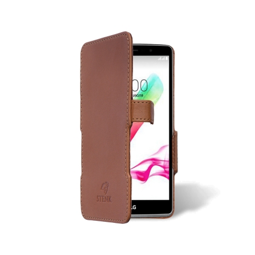 чохол-книжка на LG G4 Stylus Світло-коричневий Stenk Сняты с производства фото 2