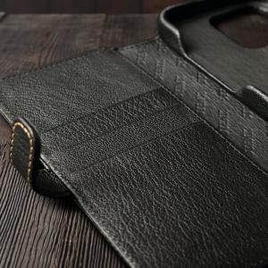 Чохол книжка Stenk Premium Wallet для Apple iPhone 13 Pro Max Чорний