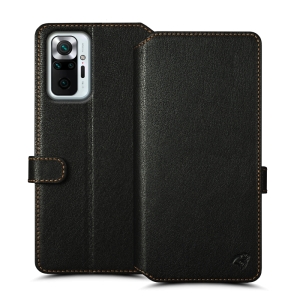 Чехол-портмоне Stenk Premium Wallet для Xiaomi Redmi Note 10 Pro Чёрный