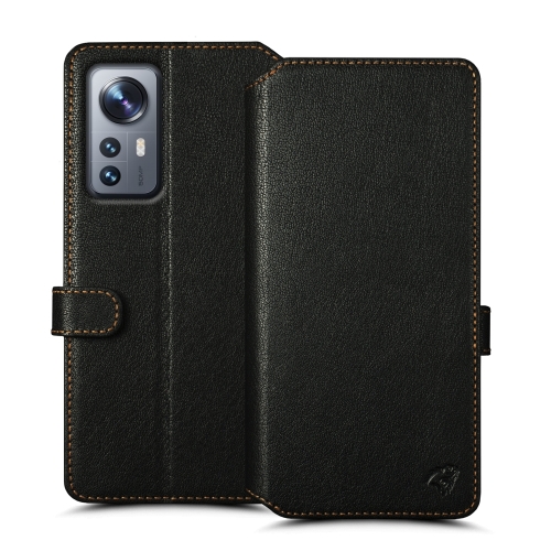 чехол-кошелек на Xiaomi 12 5G Черный Stenk Premium Wallet фото 1