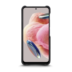 Шкіряна накладка Stenk Reptile Cover для Xiaomi Redmi Note 12 4G Чорна