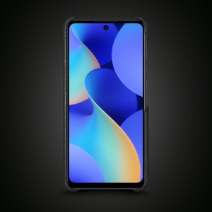 Шкіряна накладка Stenk WoodBacker для TECNO Spark 10 Pro Чорна
