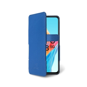 Чехол книжка Stenk Prime для OPPO A98 Ярко синий