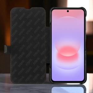 Чохол книжка Stenk Premium для Samsung Galaxy A37 Чорний гладкий