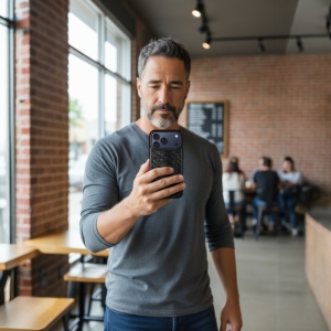 Шкіряна накладка Stenk ExBacker Python Scales для Apple iPhone 17 Pro Чорний