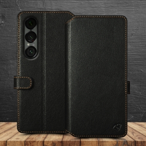Чохол-портмон Stenk Premium Wallet для Sony Xperia 1 VII Чорний